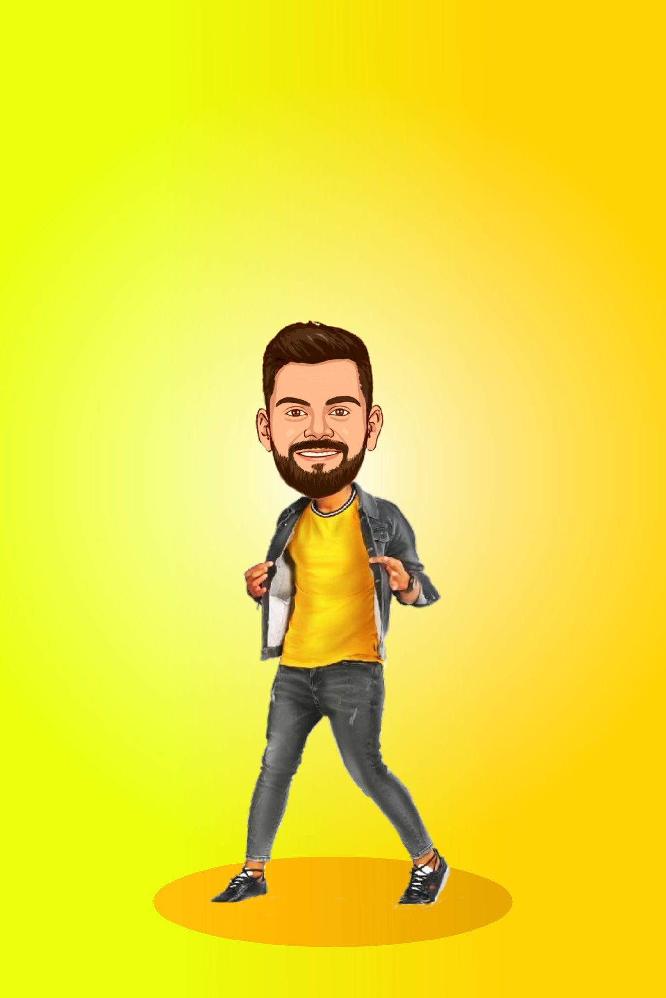 Virat Kohli Cartoon Wallpapers - Top Free Virat Kohli Cartoon