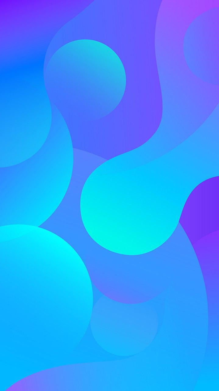 719x1280 Blue Amoled HD IPhone Wallpaper Wallpaper : iPhone Wallpaper