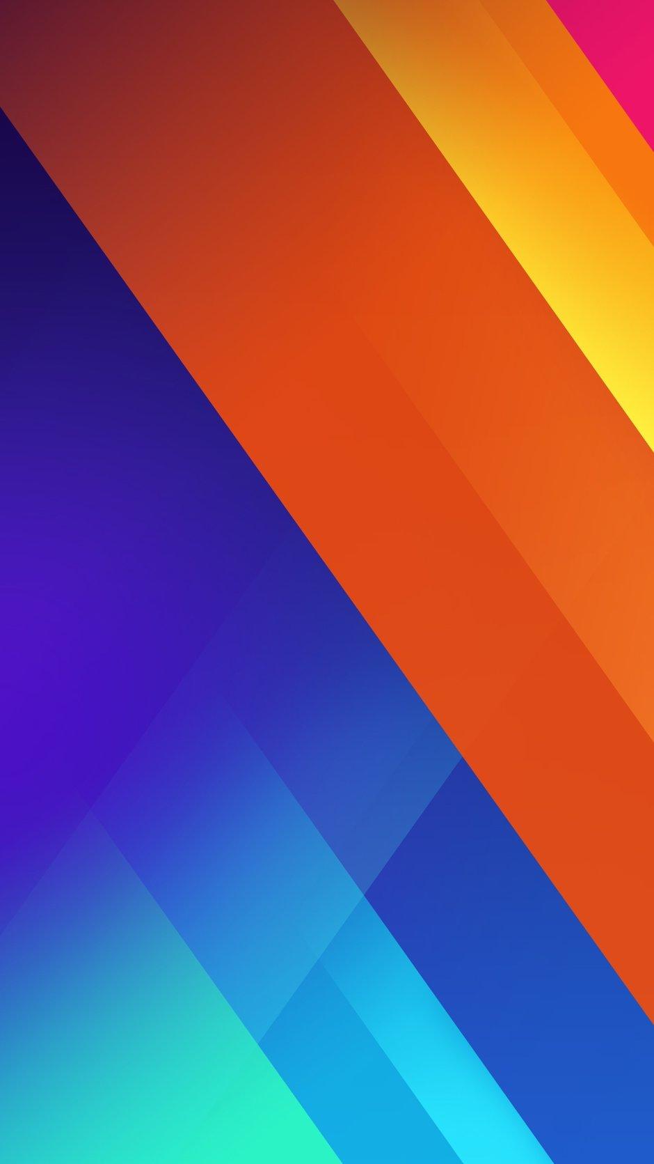 940x1671 Amoled Wallpaper Blue Red