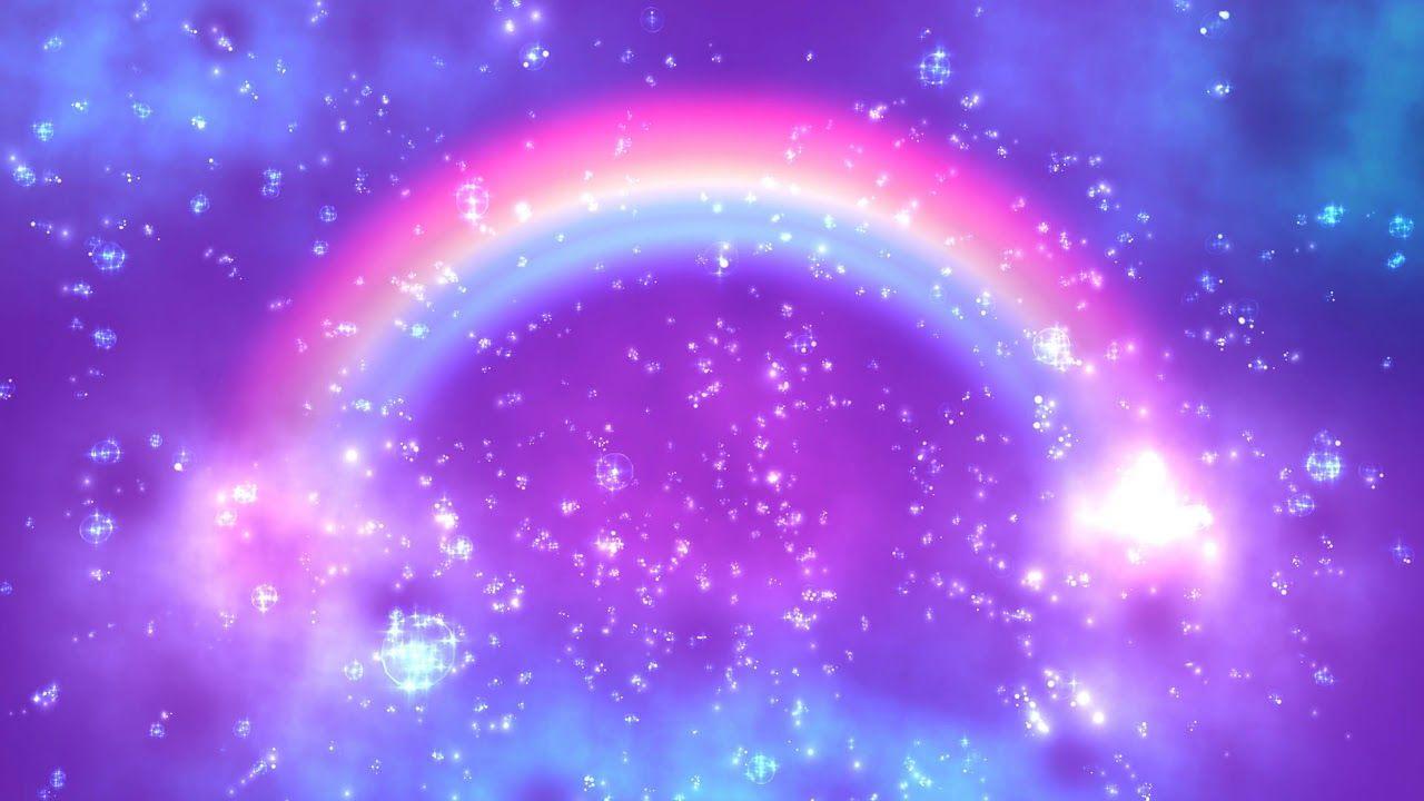 1280x720 4K RAINBOW & CLOUDS Live Wallpaper Orbs Field #AAVFX. Rainbow wallpaper, Purple galaxy wallpaper, Rainbow galaxy