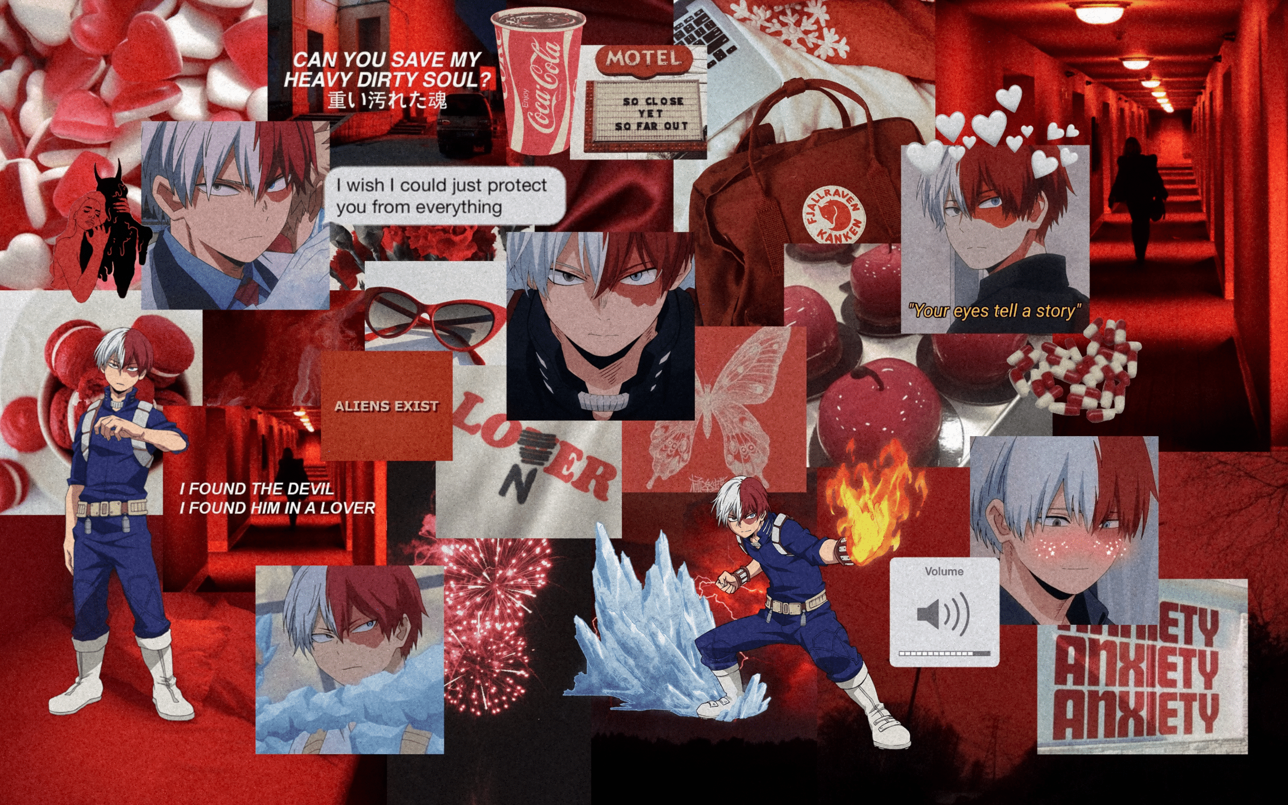 2560x1600 Shoto Todoroki (BNHA) aesthetic desktop wallpaper. Cute desktop wallpaper, Anime, Anime wallpaper