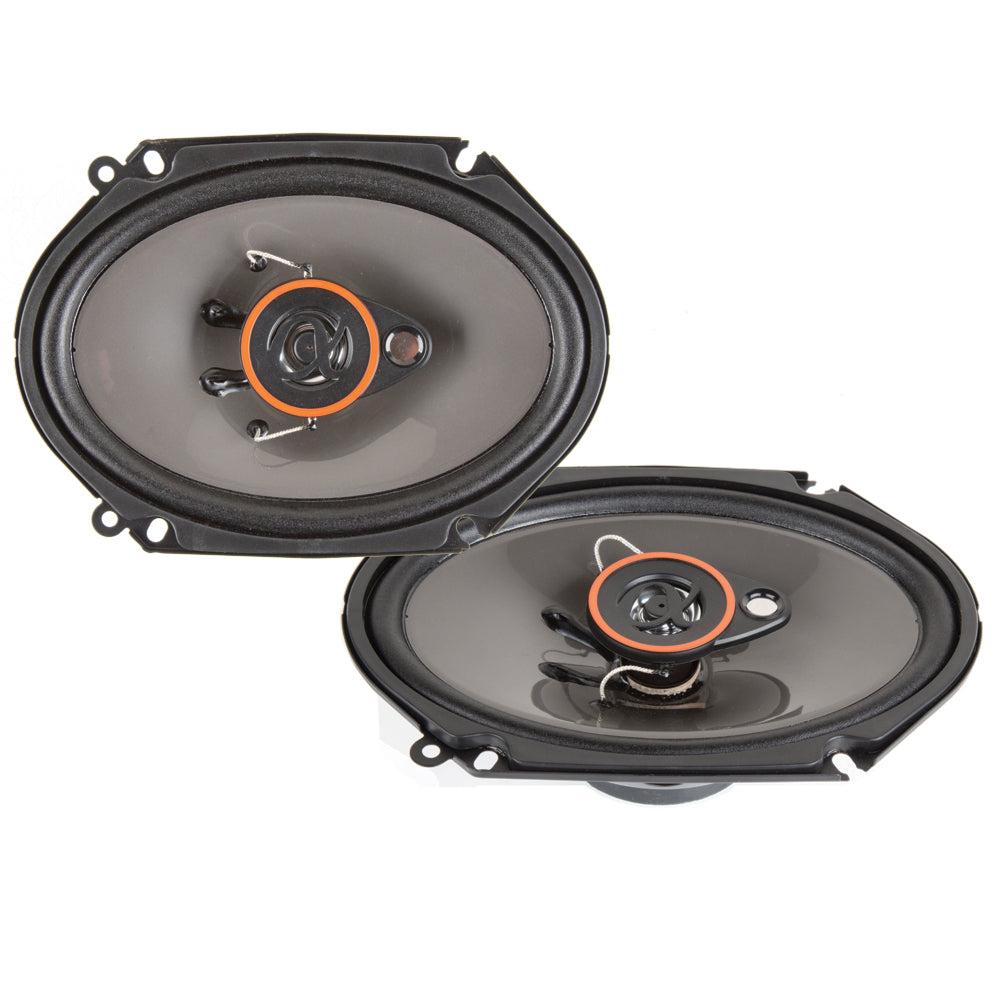 1000x1000 AS68 1 Pair 6x8 Inch 350 Watts Max 3 Way Car Audio Coaxial Speakers
