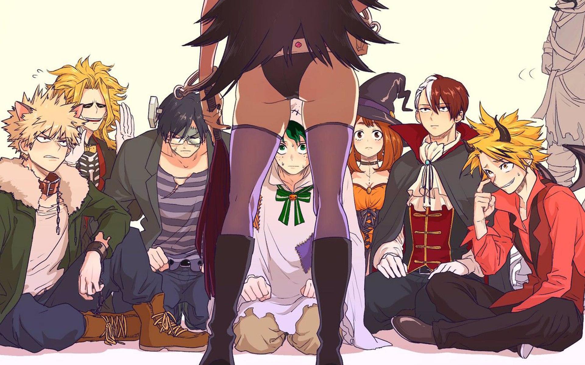 1920x1200 My Hero Academia Halloween Wallpaper Desktop