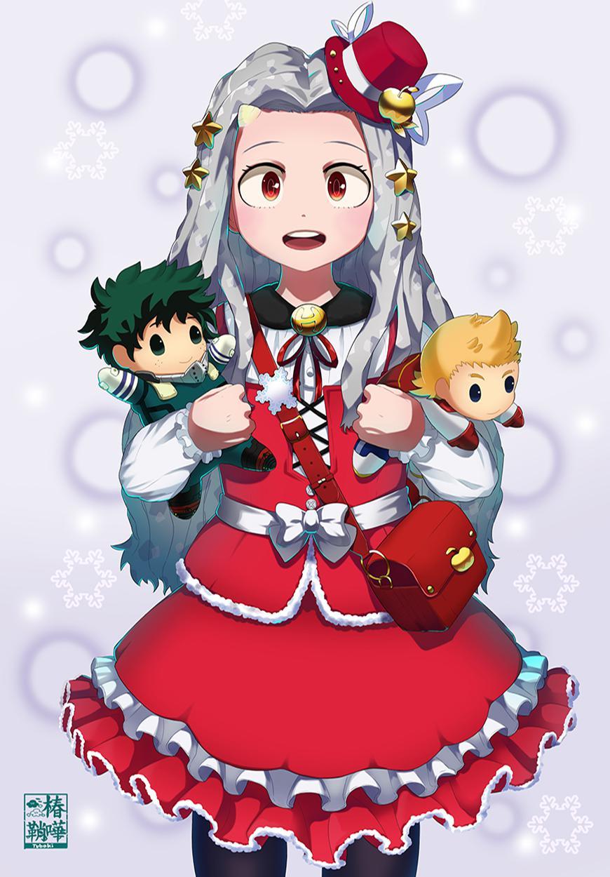 870x1250 Mha Christmas Wallpaper
