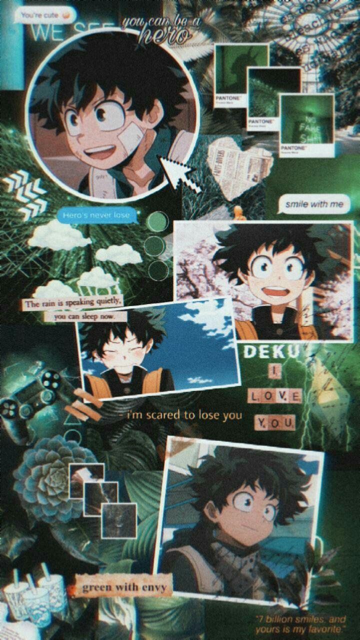 720x1280 Free download My hero academia Cute anime wallpaper Cool anime wallpaper [720x1280] for your Desktop, Mobile & Tablet. Explore Deku Collage Wallpaper. Collage Background, Kid Deku Wallpaper, Villain Deku Wallpaper