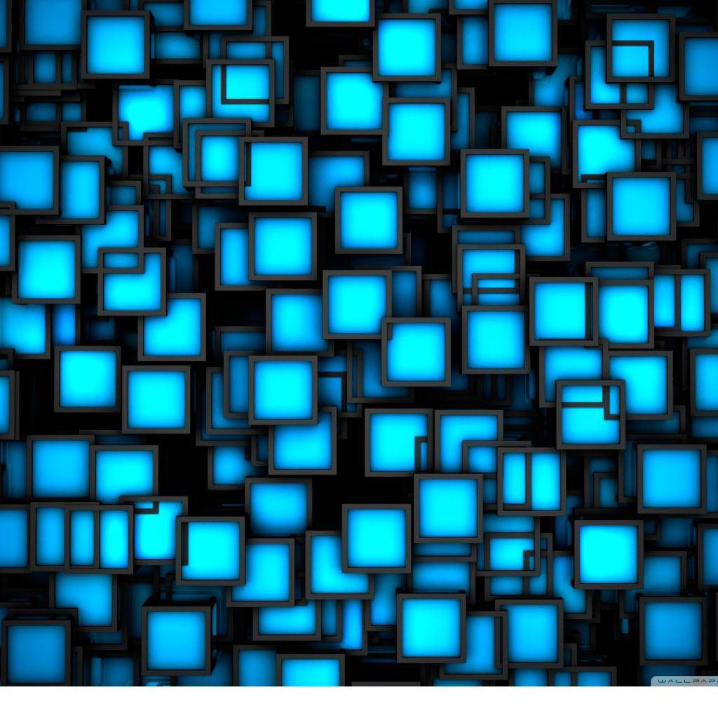 1024x1024 Neon iPad Wallpaper Free Download