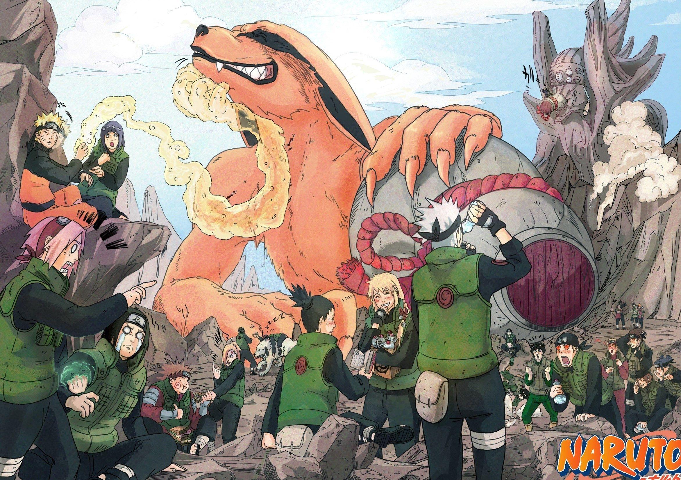 2343x1650 Kurama (Naruto) Hình nền và Hình nền HD