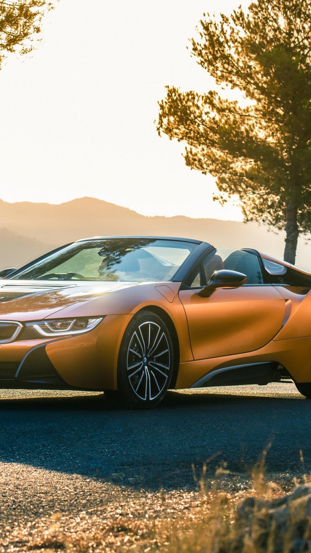 1080x1920 Download wallpaper: BMW i8 Roadster 2018 1080x1920