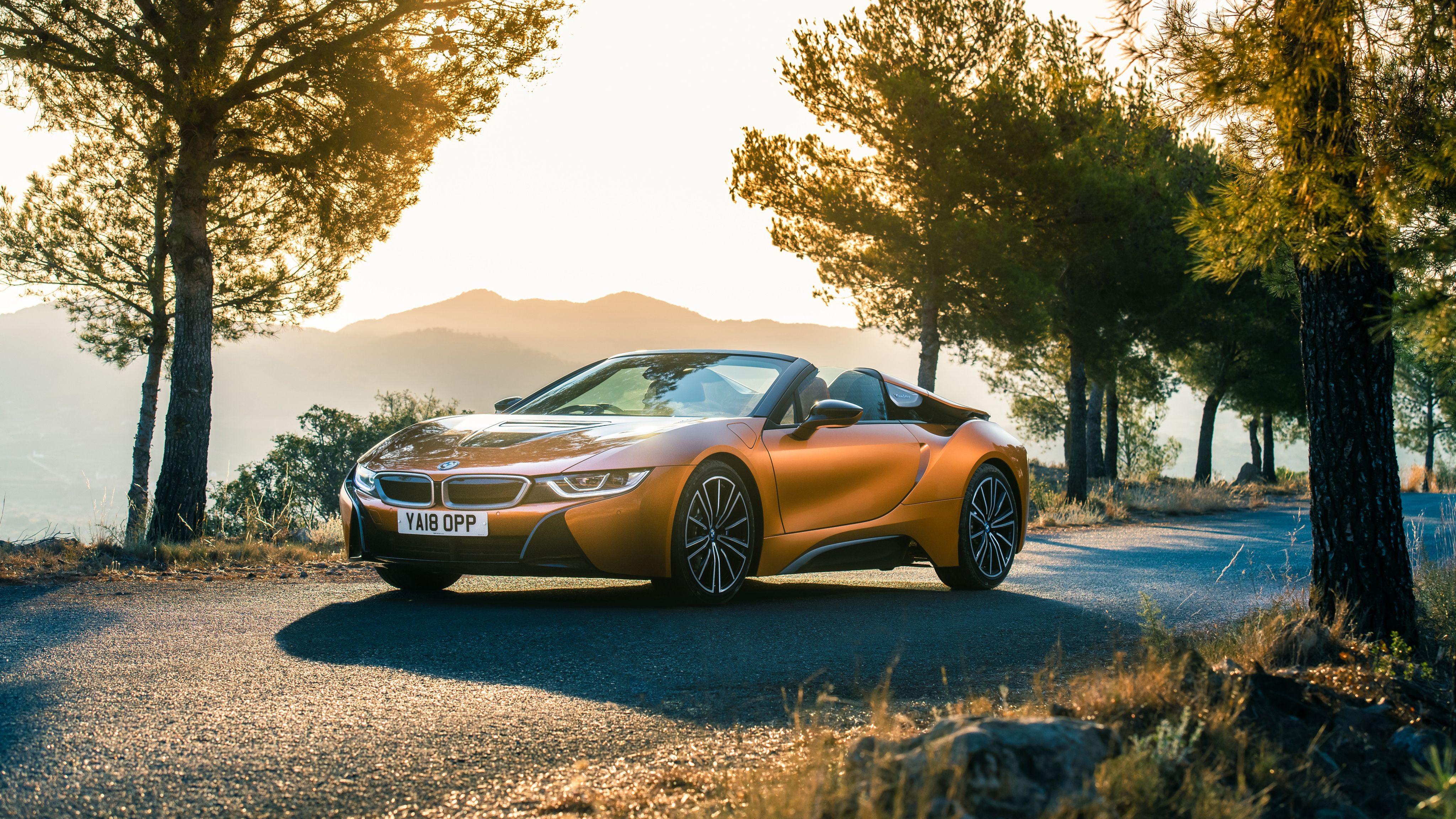4096x2304 BMW i8 Roadster 2018 4K. Bmw i Sports car wallpaper, Bmw