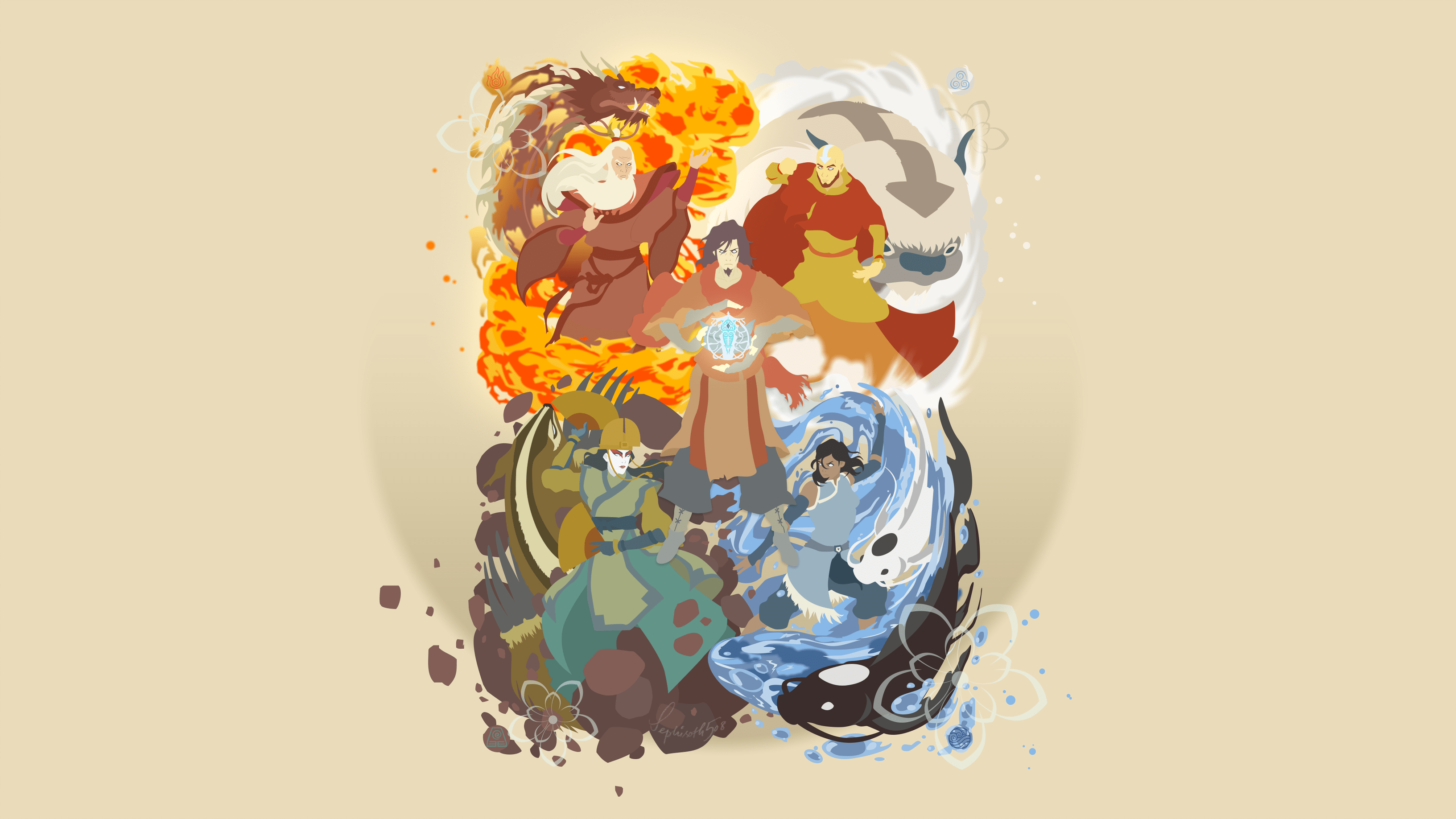 3265x1837 Avatar Minimalist Wallpaper