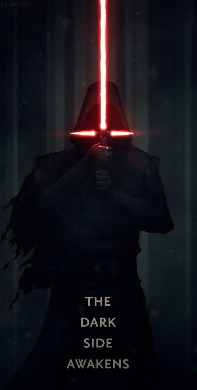 645x1280 The Dark Side Awakens. Star wars, Star wars fan art, Skate fondos de pantalla