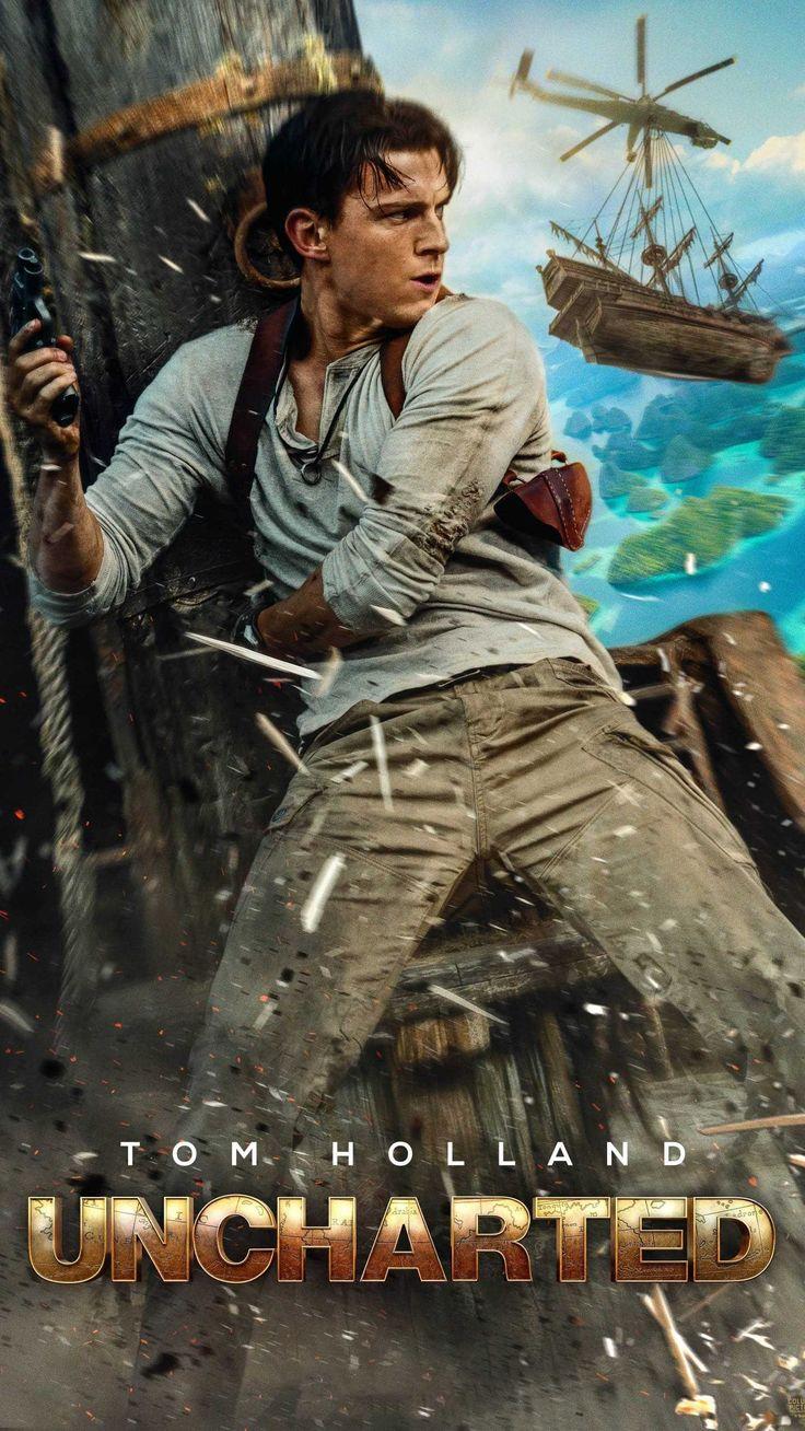 736x1308 Uncharted 2022 Wallpaper Discover more Film, Movie, Tom Holland, Uncharted, Uncharted 2022 wallpaper.. Uncharted, Tom holland, Adventure film