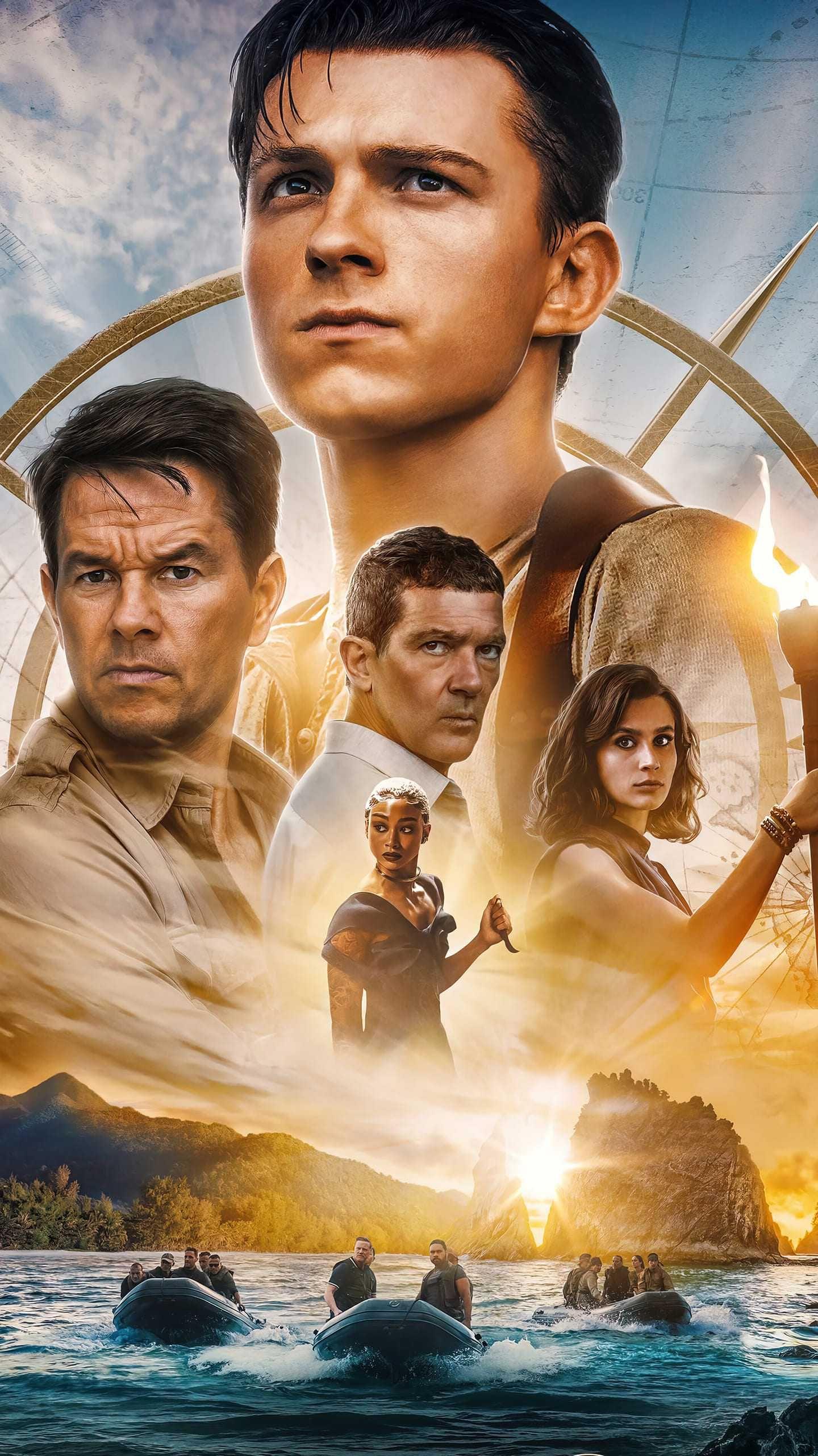 1440x2560 Uncharted Wallpaper Discover more Film, Movie, Tom Holland, Uncharted, Uncharted 2022 wallpaper.. Tom holland movies, Tom holland imagines, Tom holland