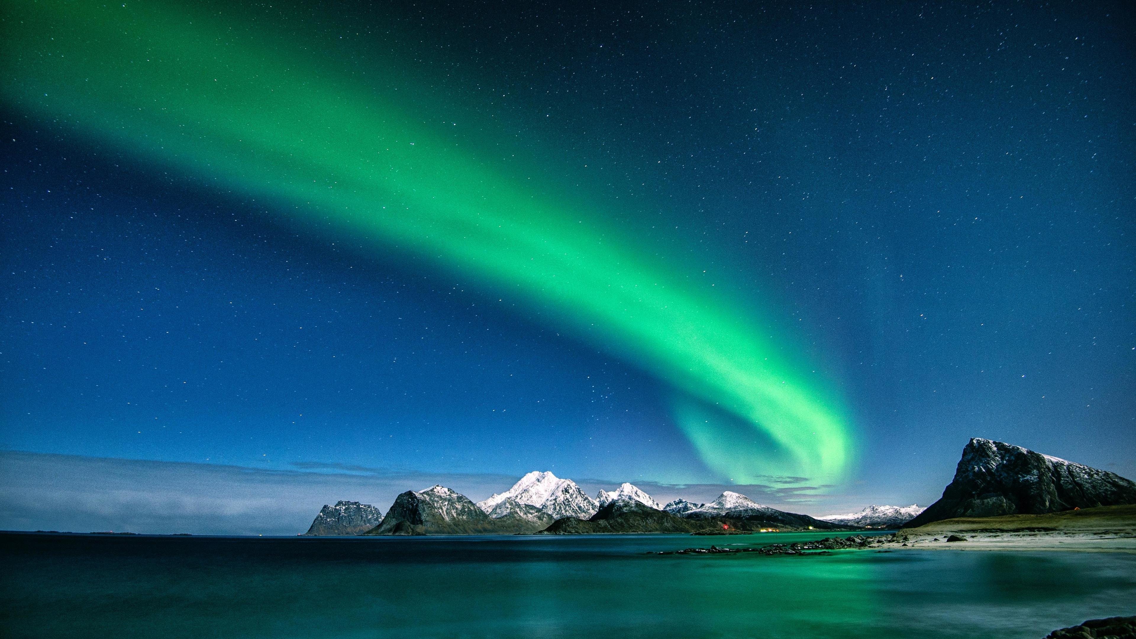 3840x2160 Download 3840x2160 arctic, aurora, night, colorful, sky, night 4k wallpaper, uhd wallpaper, 16:9 widescreen wallpaper, 3840x2160 HD image, background, 19506