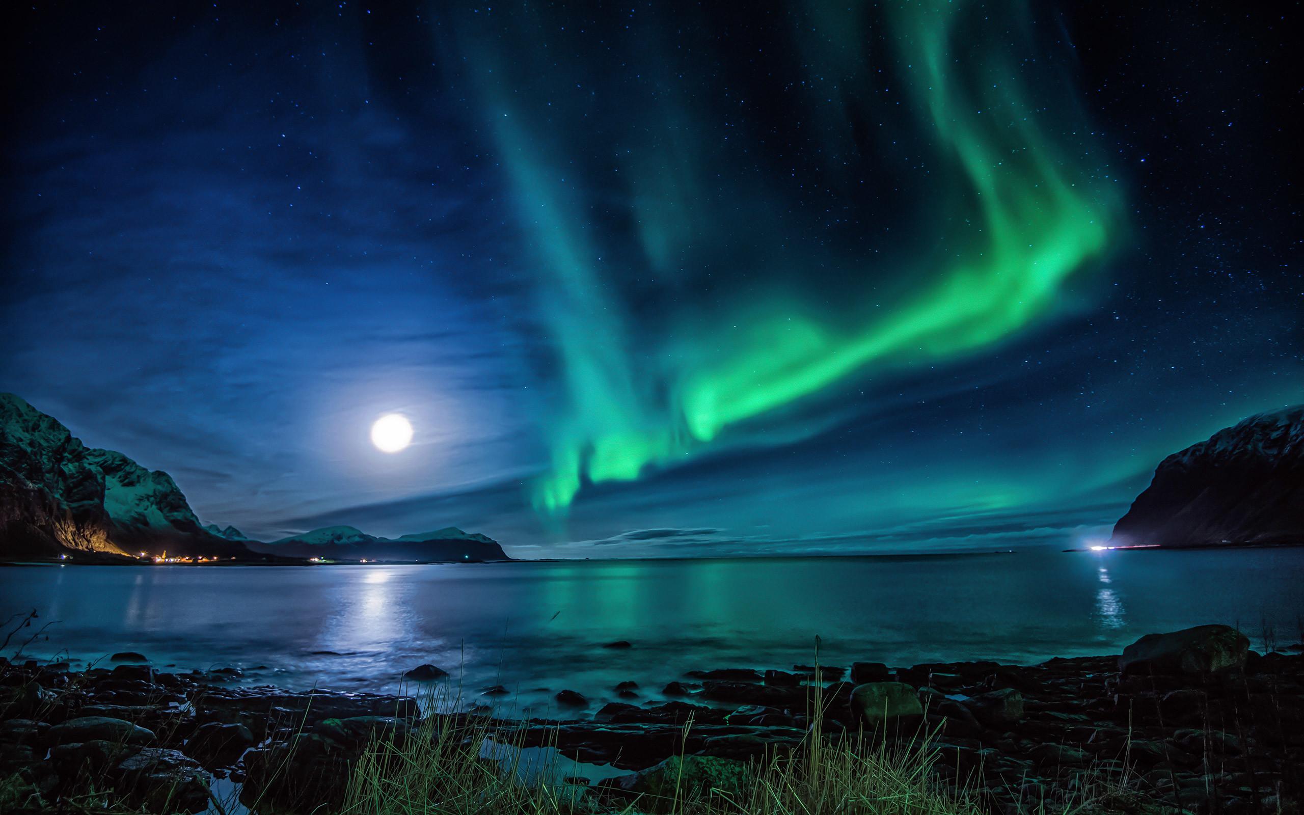 2560x1600 4K Aurora Wallpaper. Background. Photo. Image