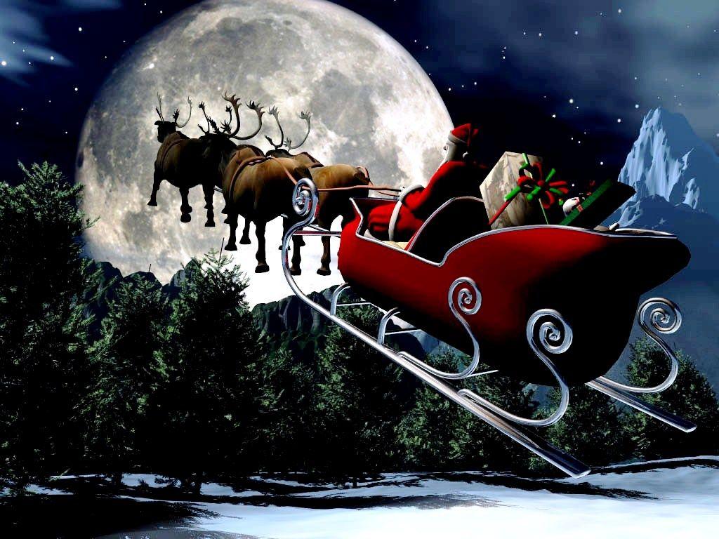 1024x768 3D Animated Christmas Wallpaper