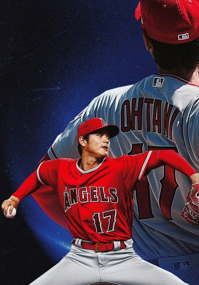 Download Los Angeles Angels Shohei Ohtani Digital Art Wallpaper