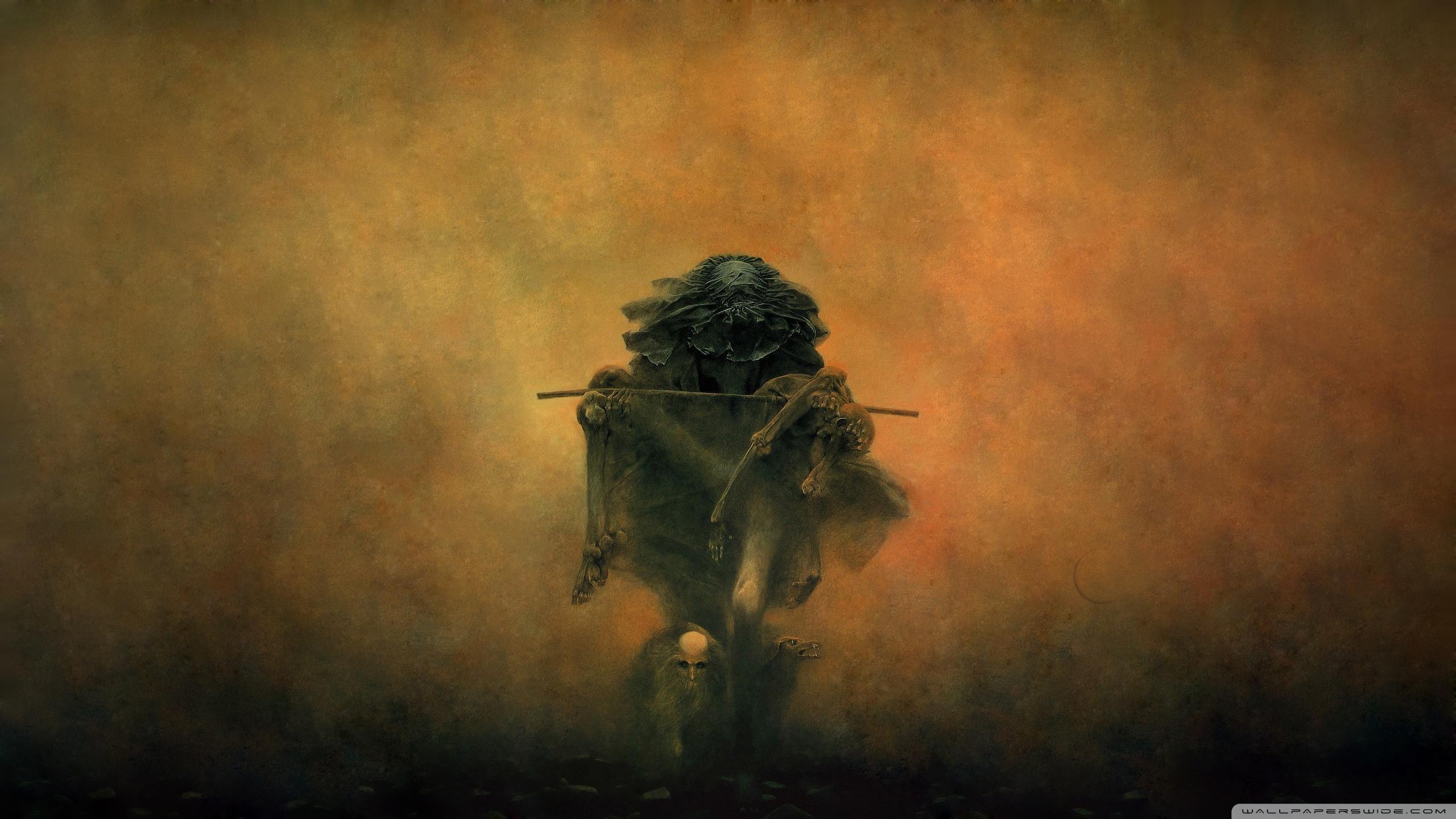 2560x1440 Zdzislaw Beksinski Burden Ultra HD Desktop Background Wallpaper for 4K UHD TV : Widescreen & UltraWide Desktop & Laptop : Multi Display, Dual Monitor : Tablet