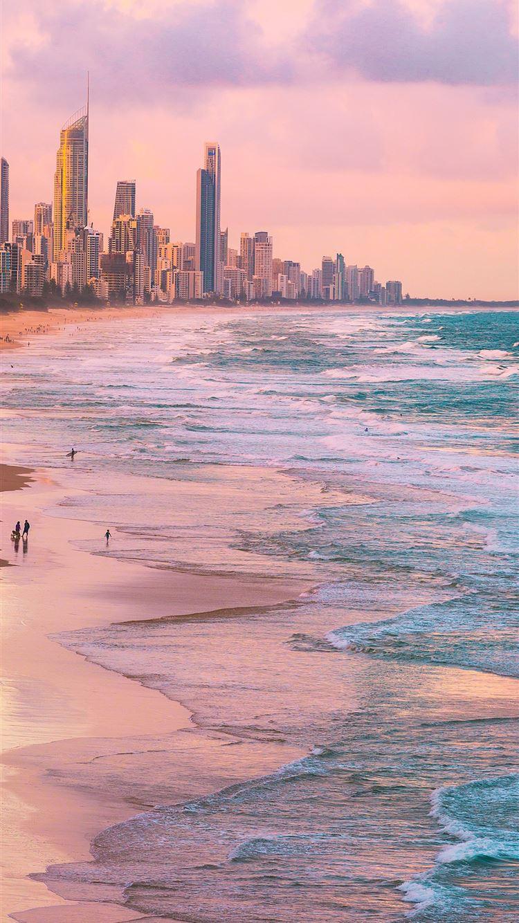 750x1334 gold coast iPhone Wallpaper Free Download