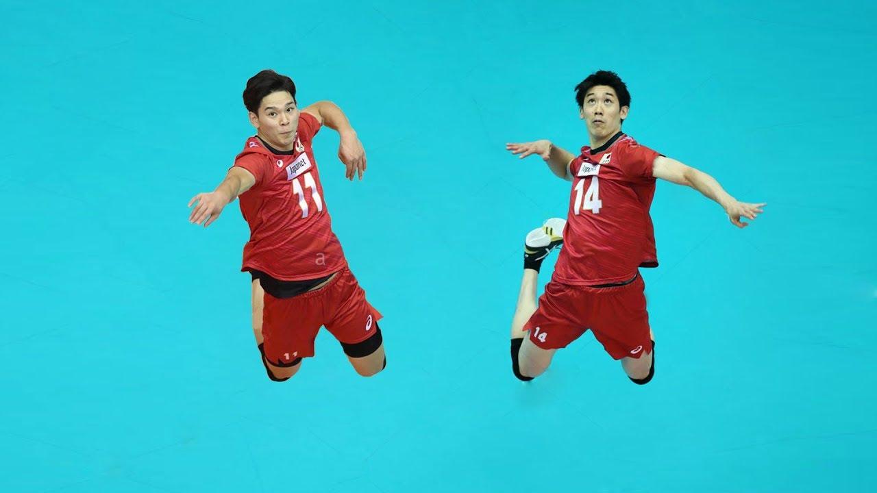 1280x720 Yuki Ishikawa & Yuji Nishida. Crazy Vertical Jumps. VNL 2019 (HD)