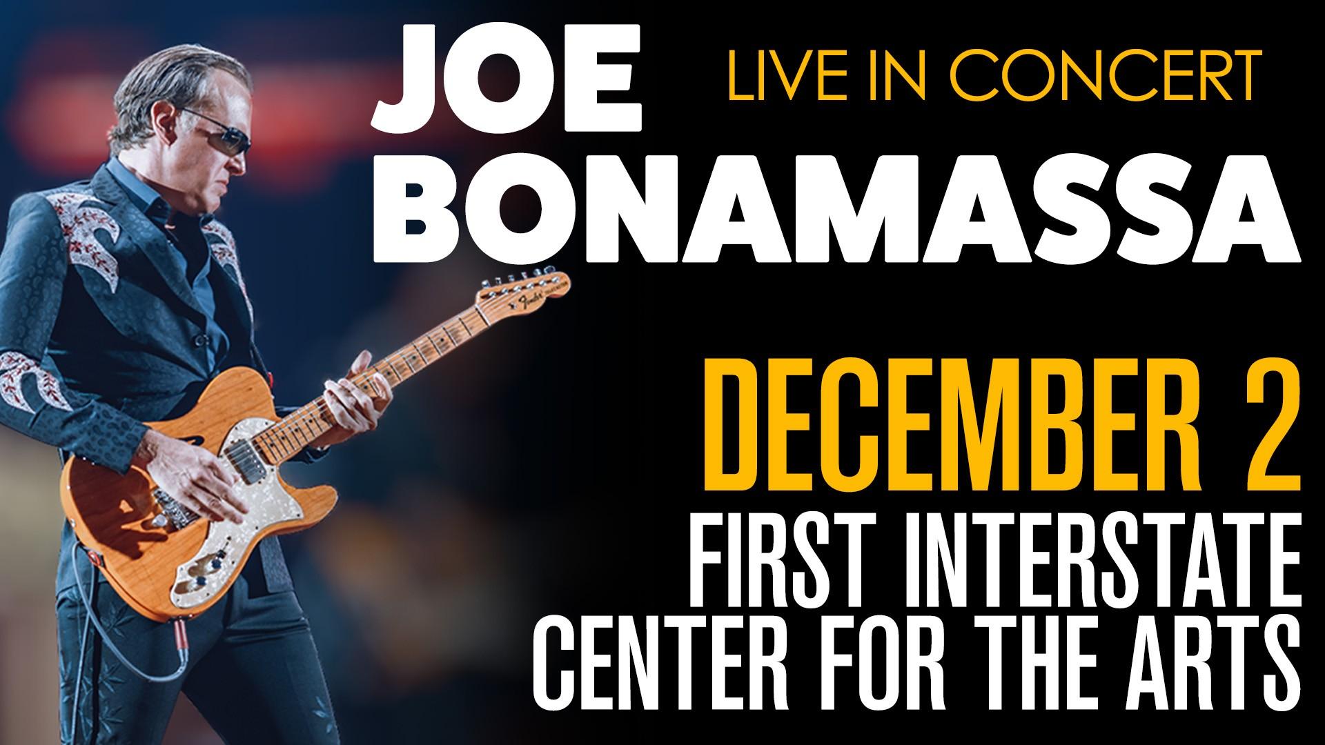 1920x1080 Joe Bonamassa. First Interstate Center for the Arts. Live Bands. The Pacific Northwest Inlander. News, Politics, Music, Calendar, Events in Spokane, Coeur d'Alene and the Inland Northwest