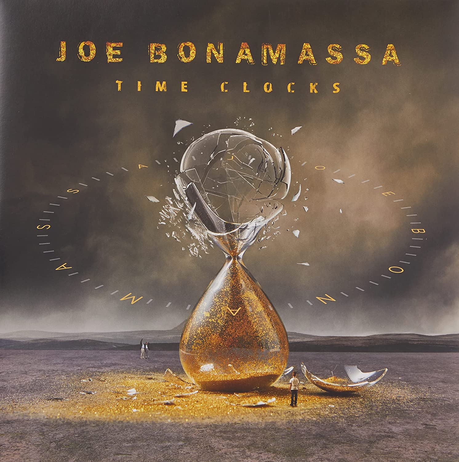 1492x1500 Joe Bonamassa Clocks [Transparent Yellow Black Swirl 2 LP].com Music