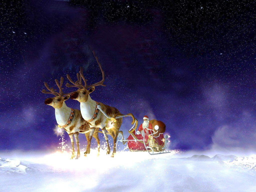 1024x768 Christmas Wallpaper 3D Animated