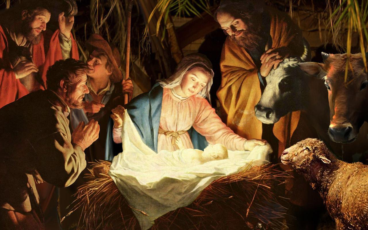 1280x800 Baby Jesus Wallpaper