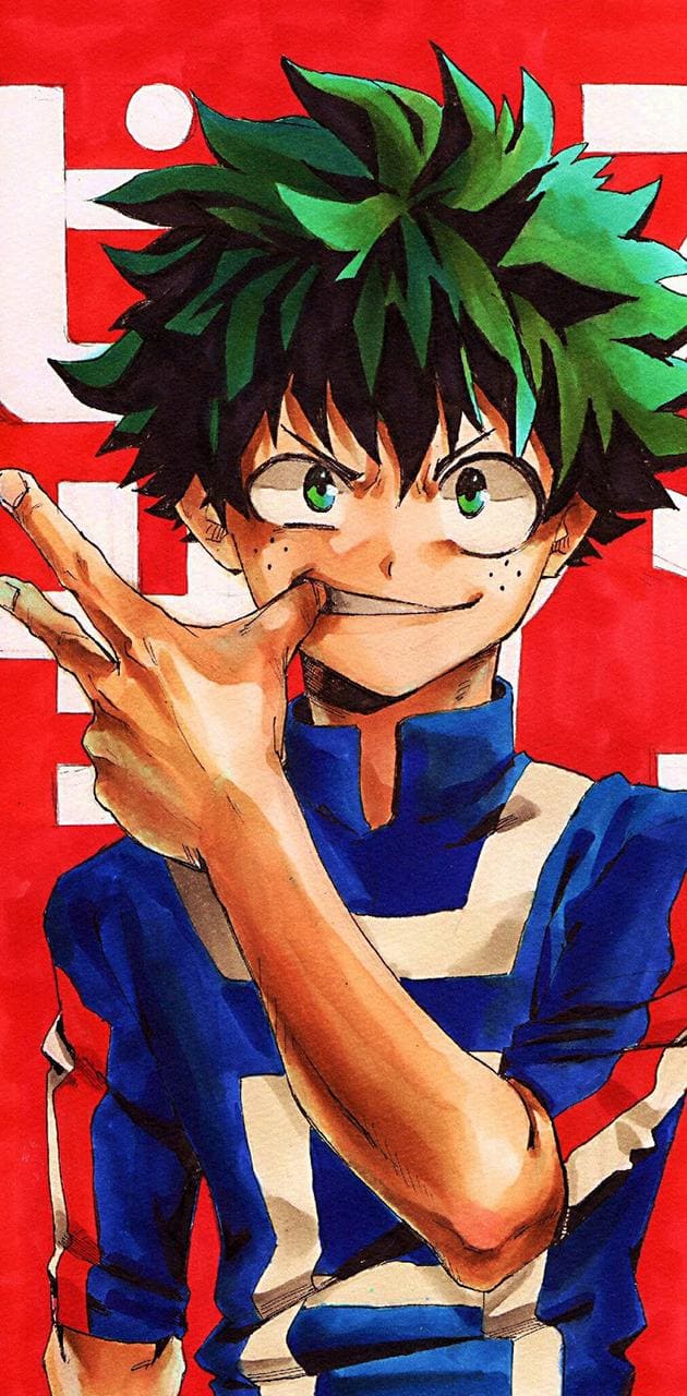 630x1280 Izuku Midoriya Wallpaper[Desktop, iPhone, Laptop, Android]