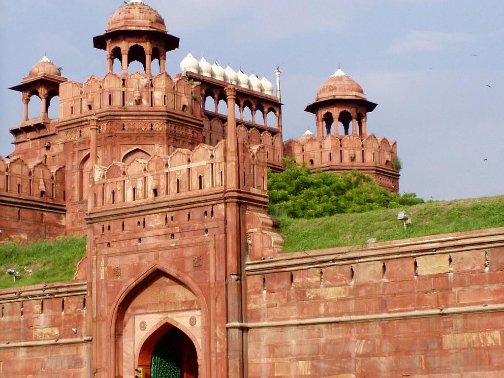 1024x768 Red Fort (लाल क़िला), Delhi. The Red Fort was built in