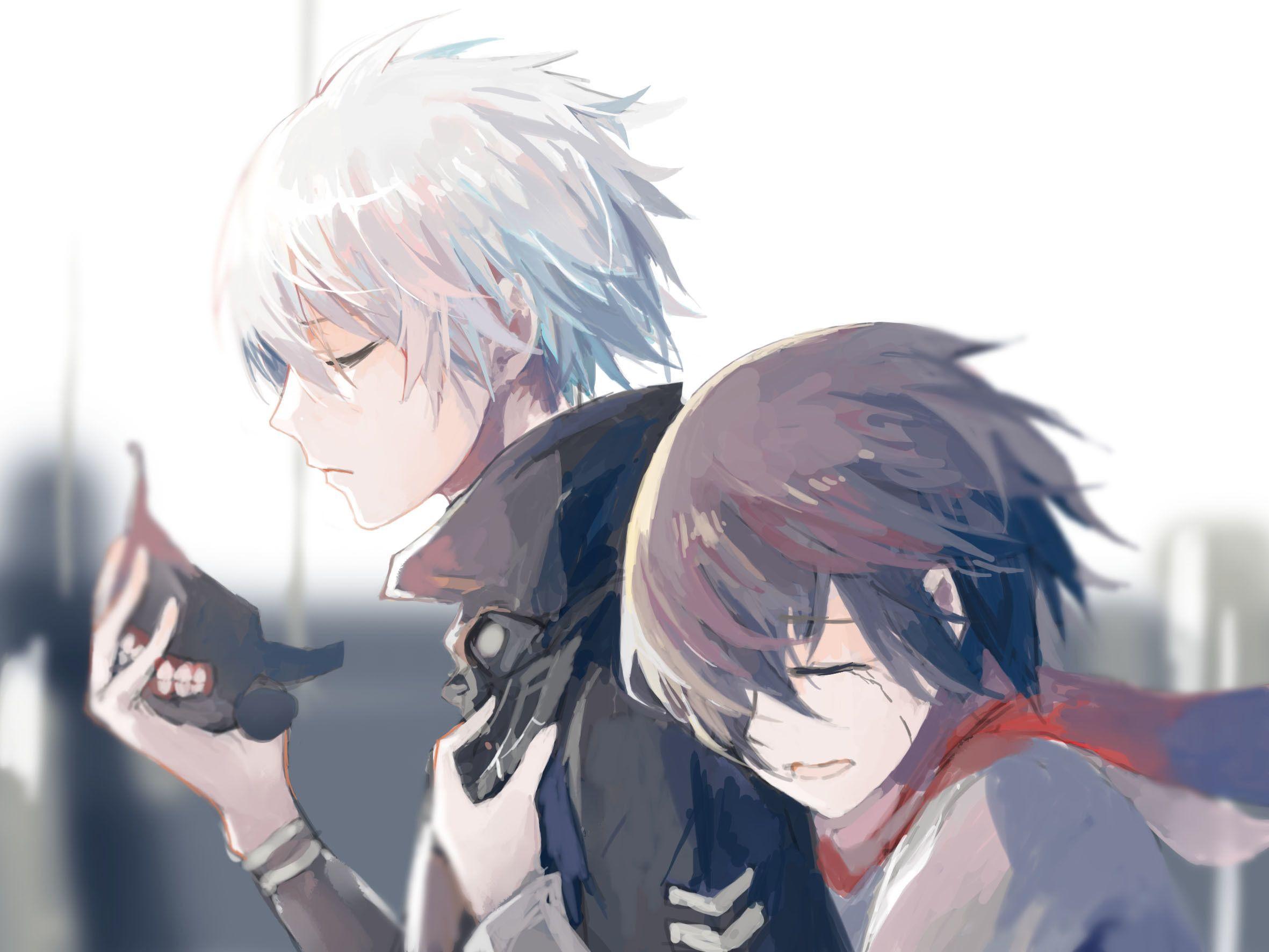 2362x1772 Sad Anime Boy Wallpaper background picture