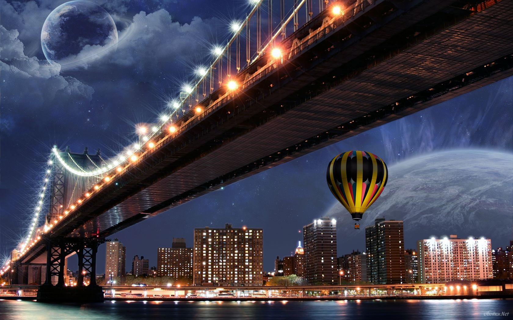 1680x1050 Brooklyn Bridge HD. HD Desktop Wallpaper