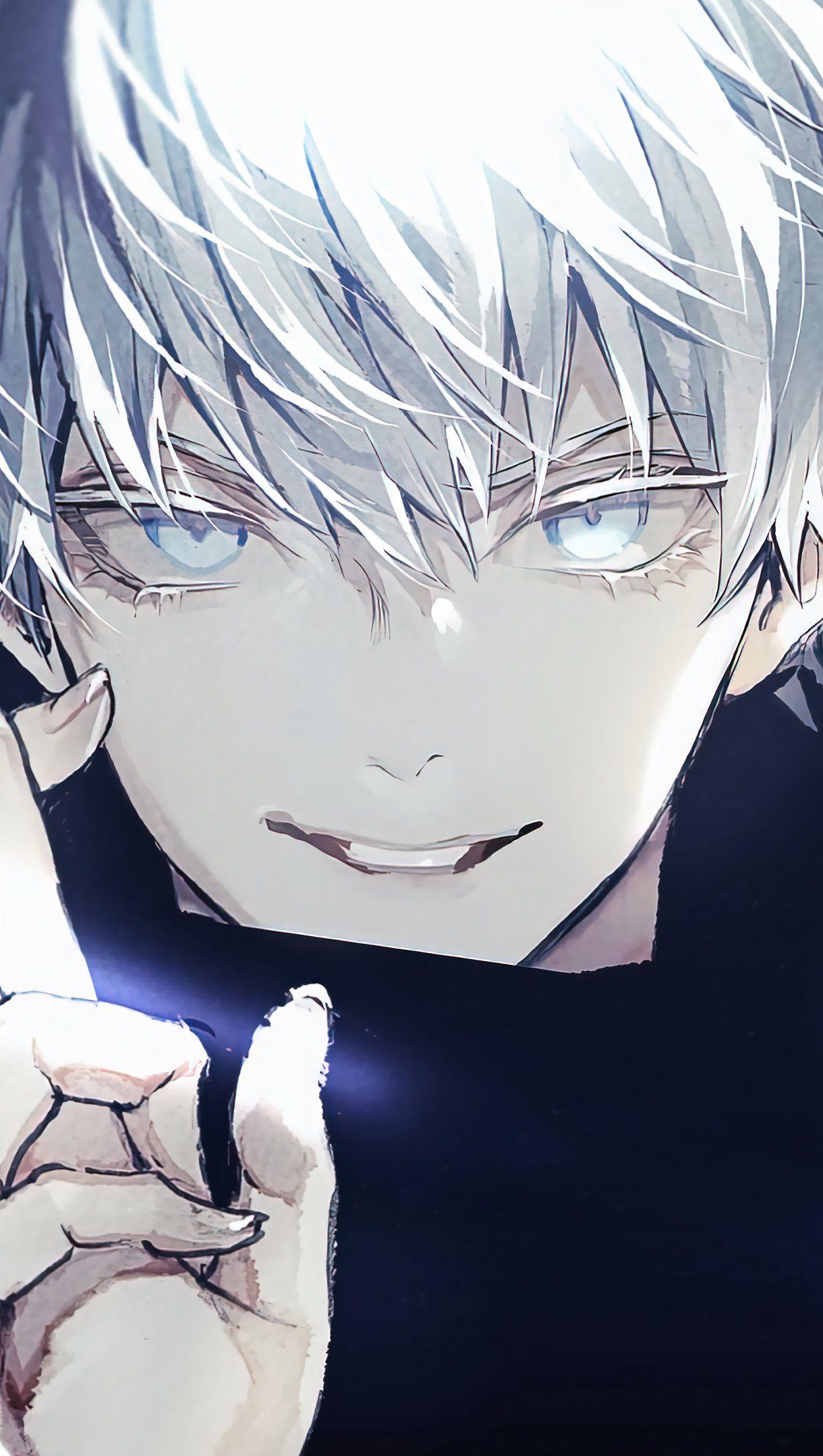 1220x2160 Satoru Gojo 4k Mobile Wallpaper