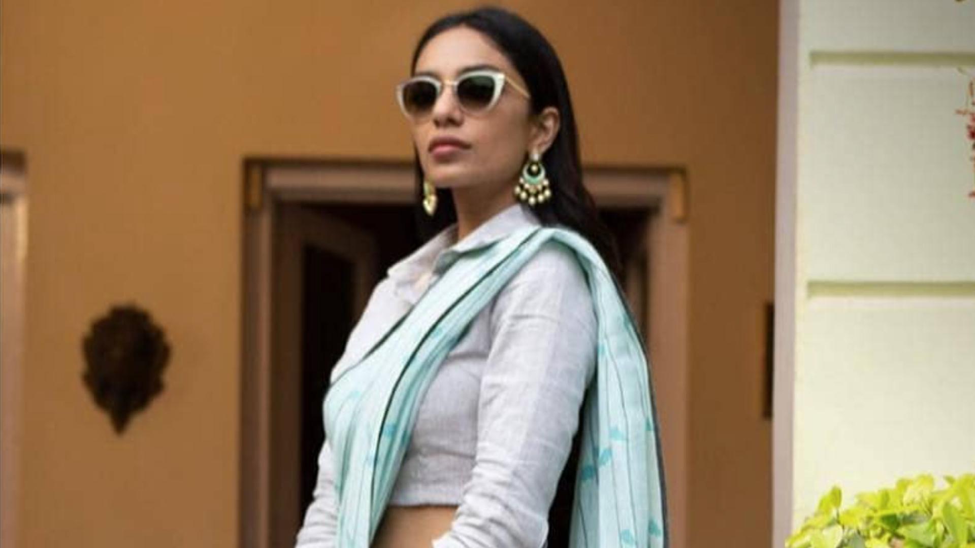 1920x1080 Sobhita Dhulipala Wore Her Icy Blue Sari In Made In Heaven With A Cool Shirt Style Blouse
