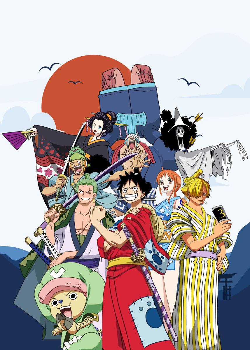 857x1200 One Piece anime wano arc' Poster