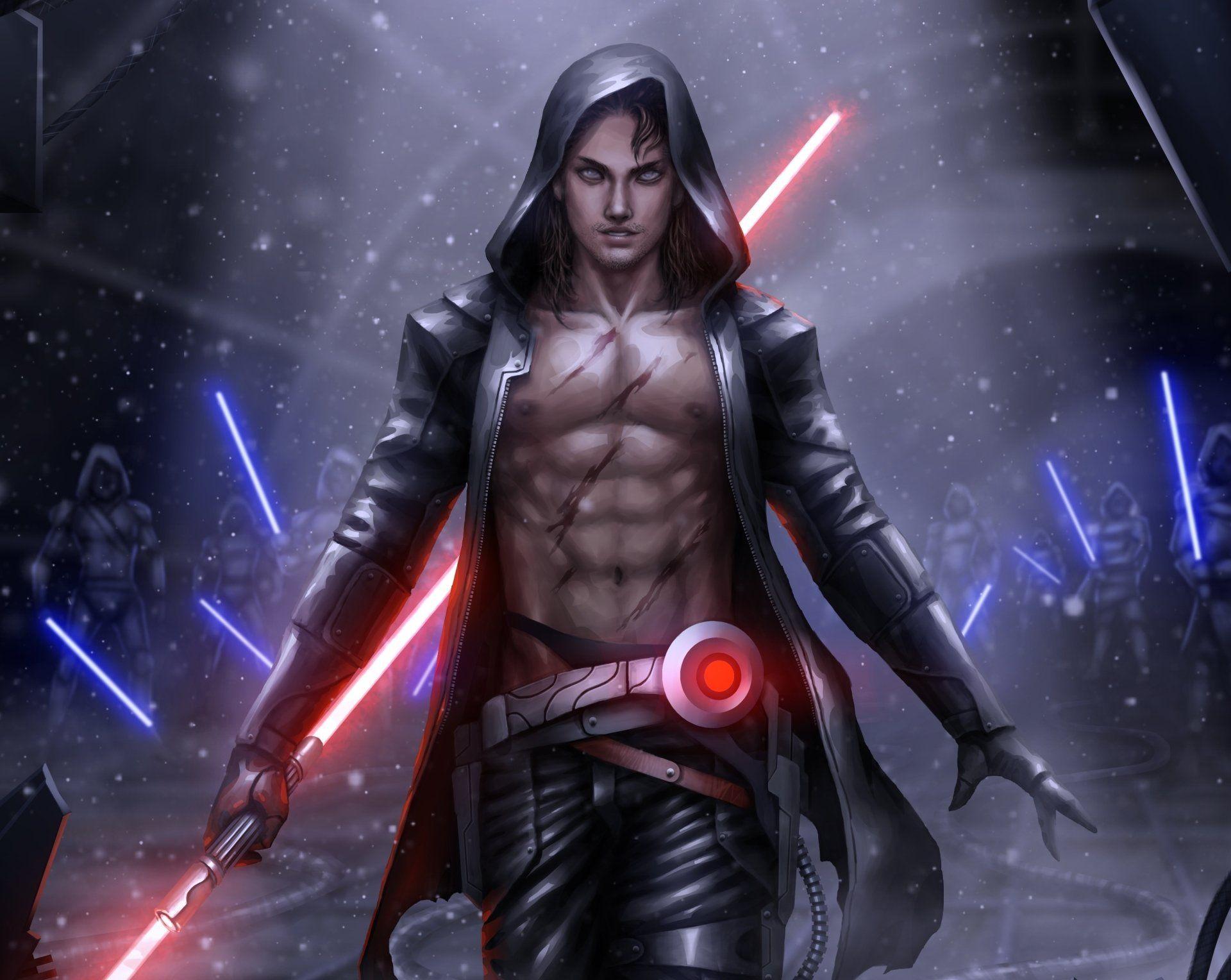 1920x1528 Sci Fi Star Wars Artistic Warrior Futuristic Man Lightsaber Light Scar Wallpaper. Star wars sith, Sith warrior, Star wars picture