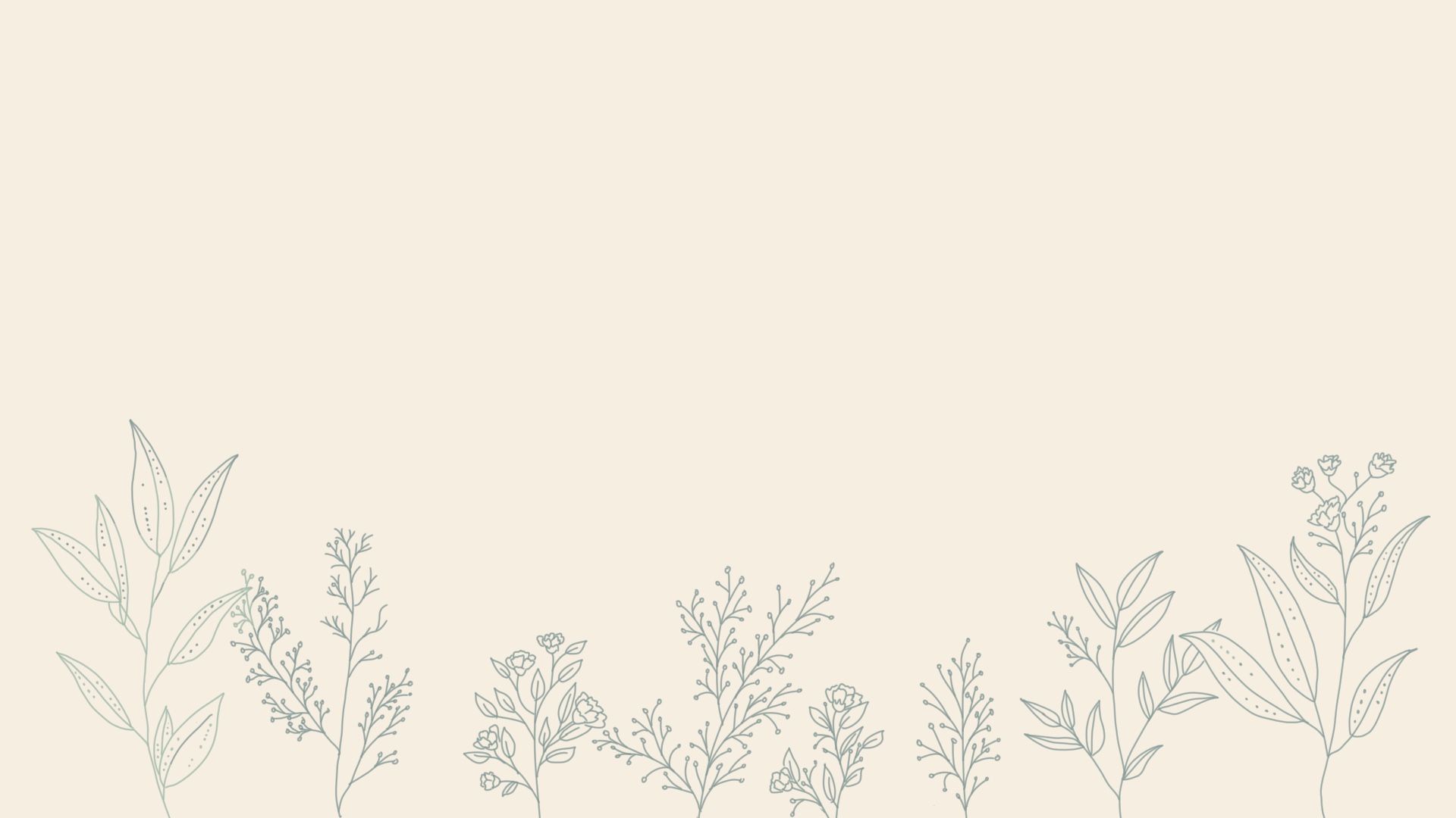 1920x1080 Aesthetic Minimalist Plant Desktop Wallpaper