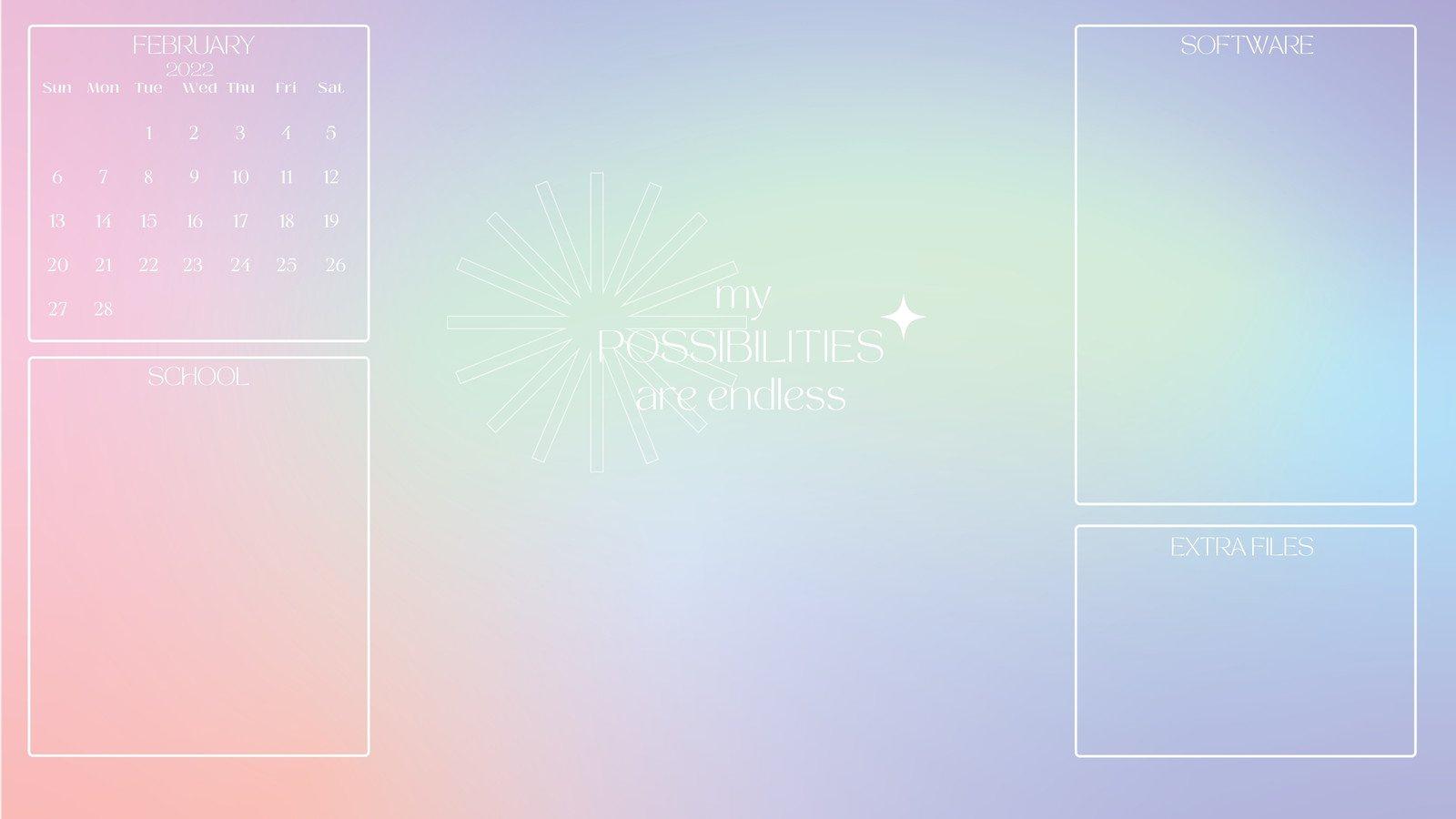 1600x900 Free Minimalist Desktop Wallpaper Templates% Customizable
