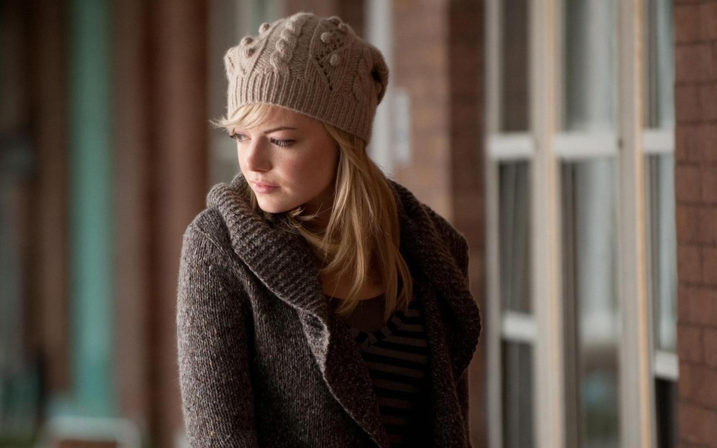 1440x900 Emma Stone HD Desktop Wallpaper Widescreen High Definition Stone Amazing Spider Man 2