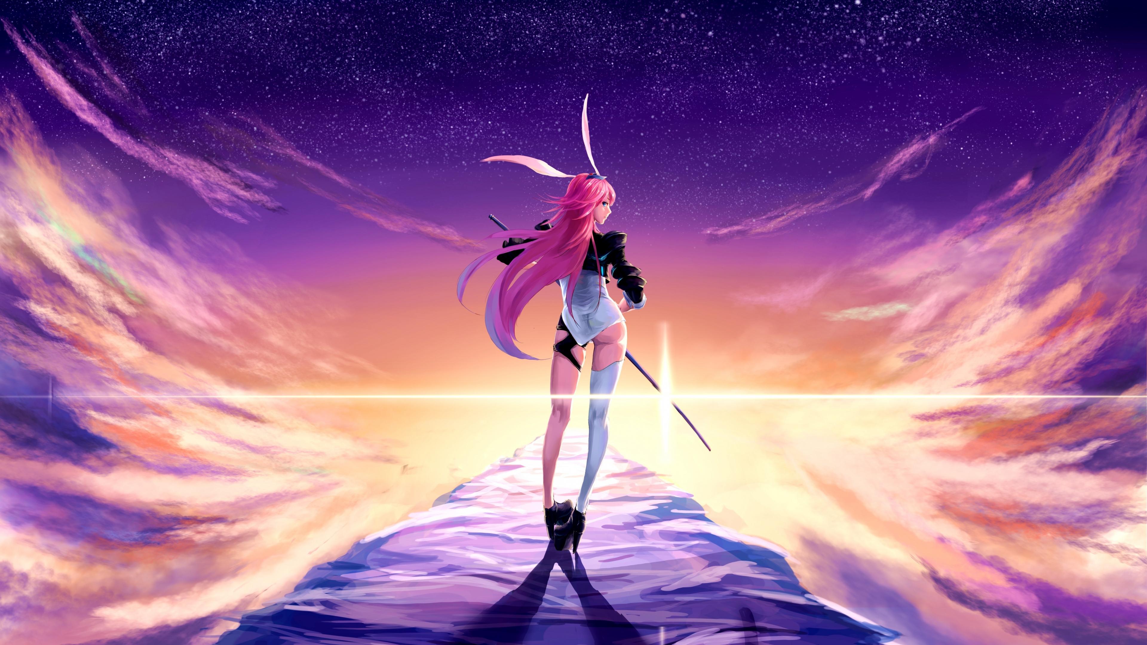 3840x2160 Download wallpaper 3840x2160 valkyrja, anime girl, warrior, hot, honkai impact 4k wallpaper, uhd wallpaper, 16:9 widescreen 3840x2160 HD background, 9400