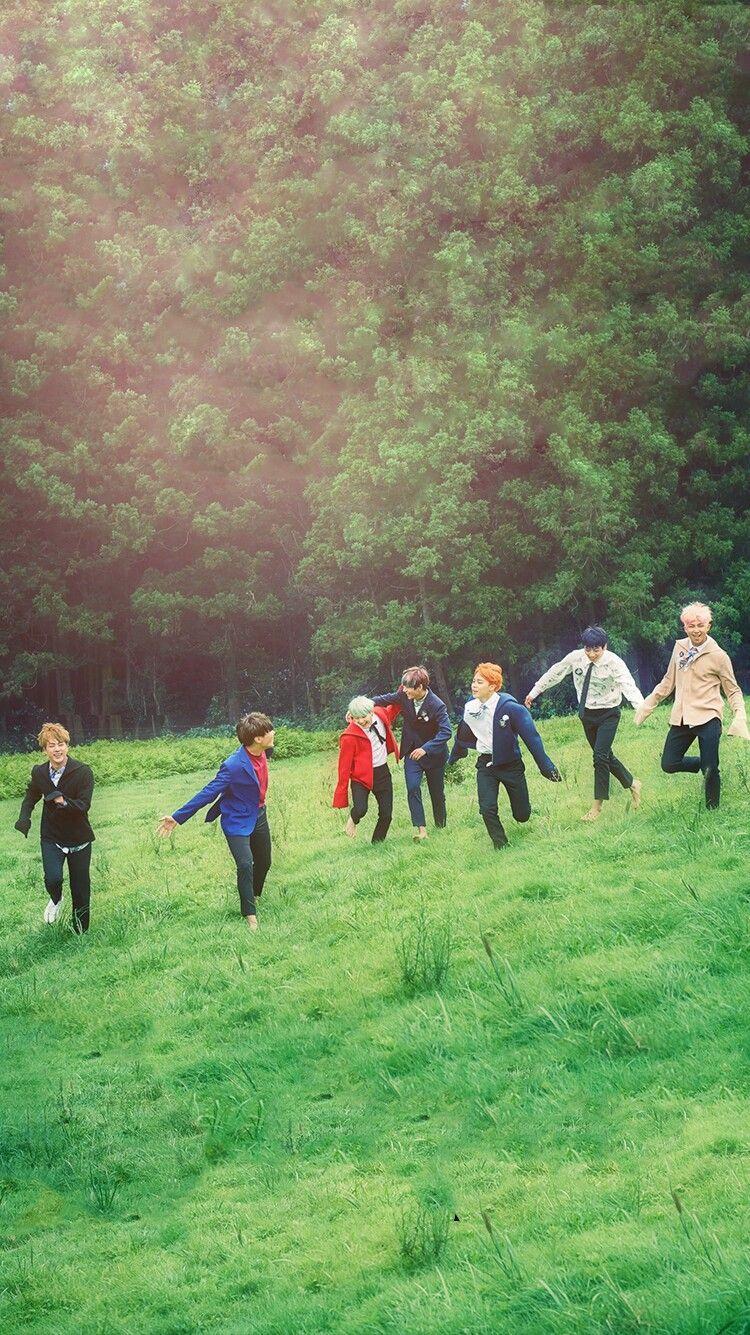 750x1335 Bts Green Wallpaper