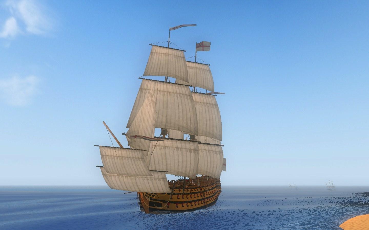 1440x900 New HMS Victory image of the Caribbean: New Horizons mod for Pirates of the Caribbean