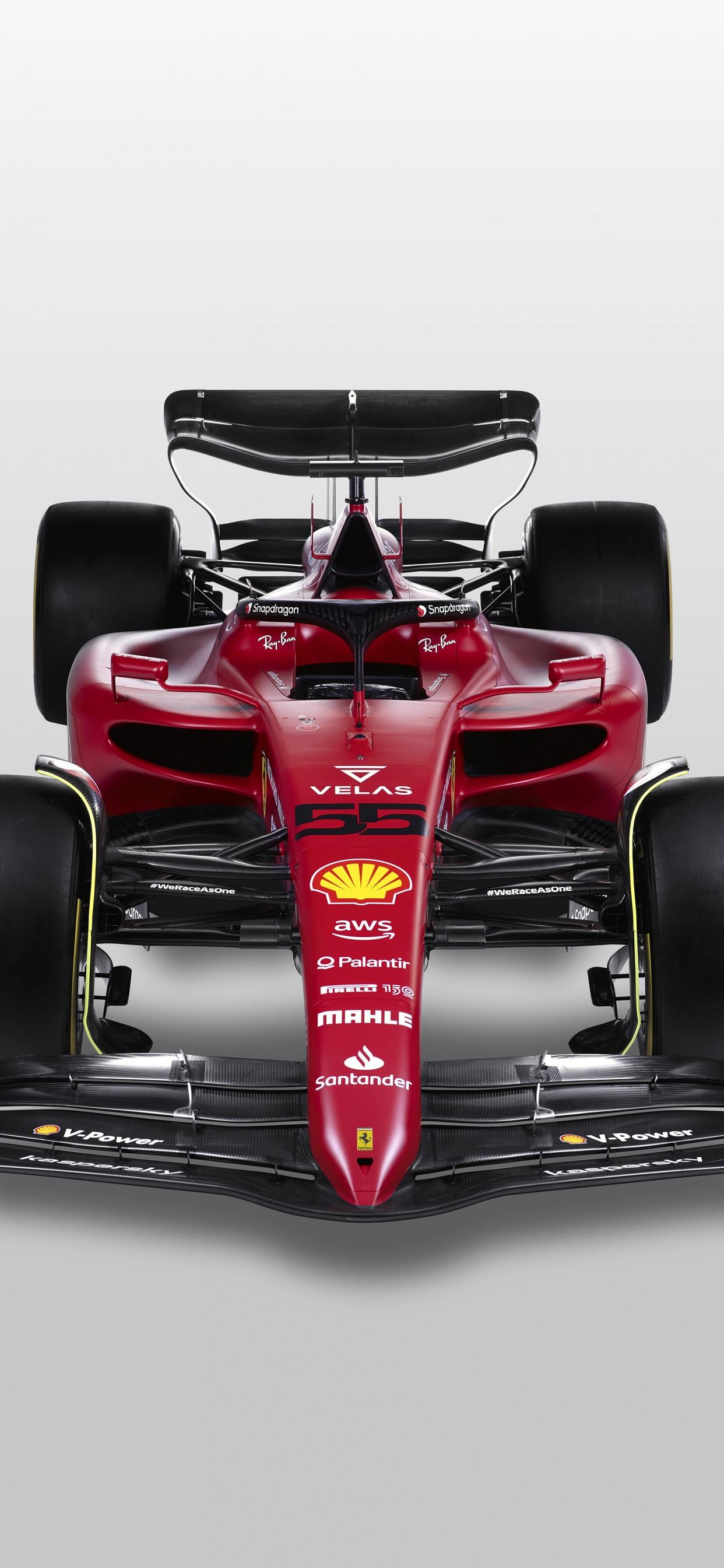 1242x2688 Ferrari F1 75 Wallpaper 4K, Formula One Cars, Cars