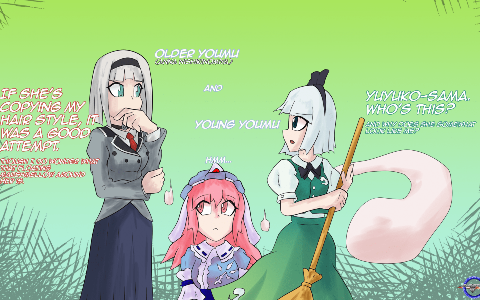 1680x1050 Free download Simoneta x Touhou Look a Likes by GamefreakDX [2220x1320] for your Desktop, Mobile & Tablet. Explore Anna Shimoneta Wallpaper. True Blood HD Wallpaper