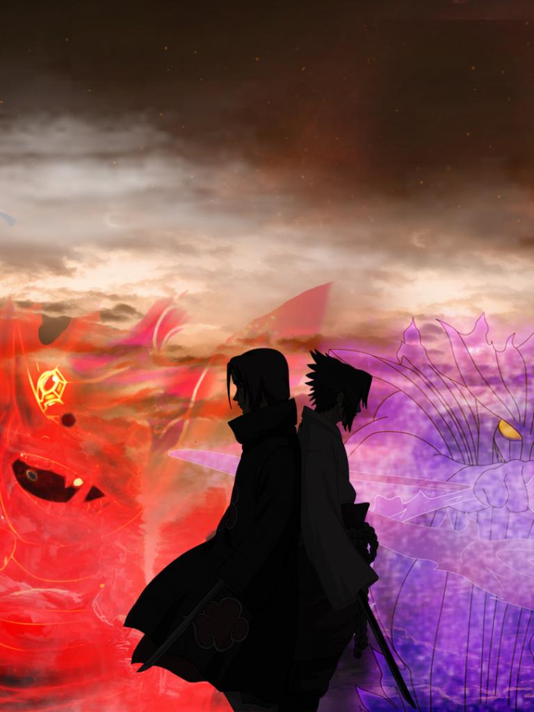 768x1024 Free download Sasuke Itachi Wallpaper Full HD by Vida996 [1920x1080] for your Desktop, Mobile & Tablet. Explore Sasuke and Itachi Wallpaper HD. Itachi and Sasuke Wallpaper, Sasuke and Itachi