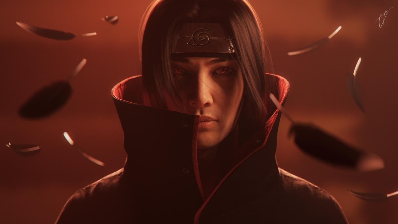 1366x768 Itachi Uchiha Cool Art 1366x768 Resolution Wallpaper, HD Anime 4K Wallpaper, Image, Photo and Background