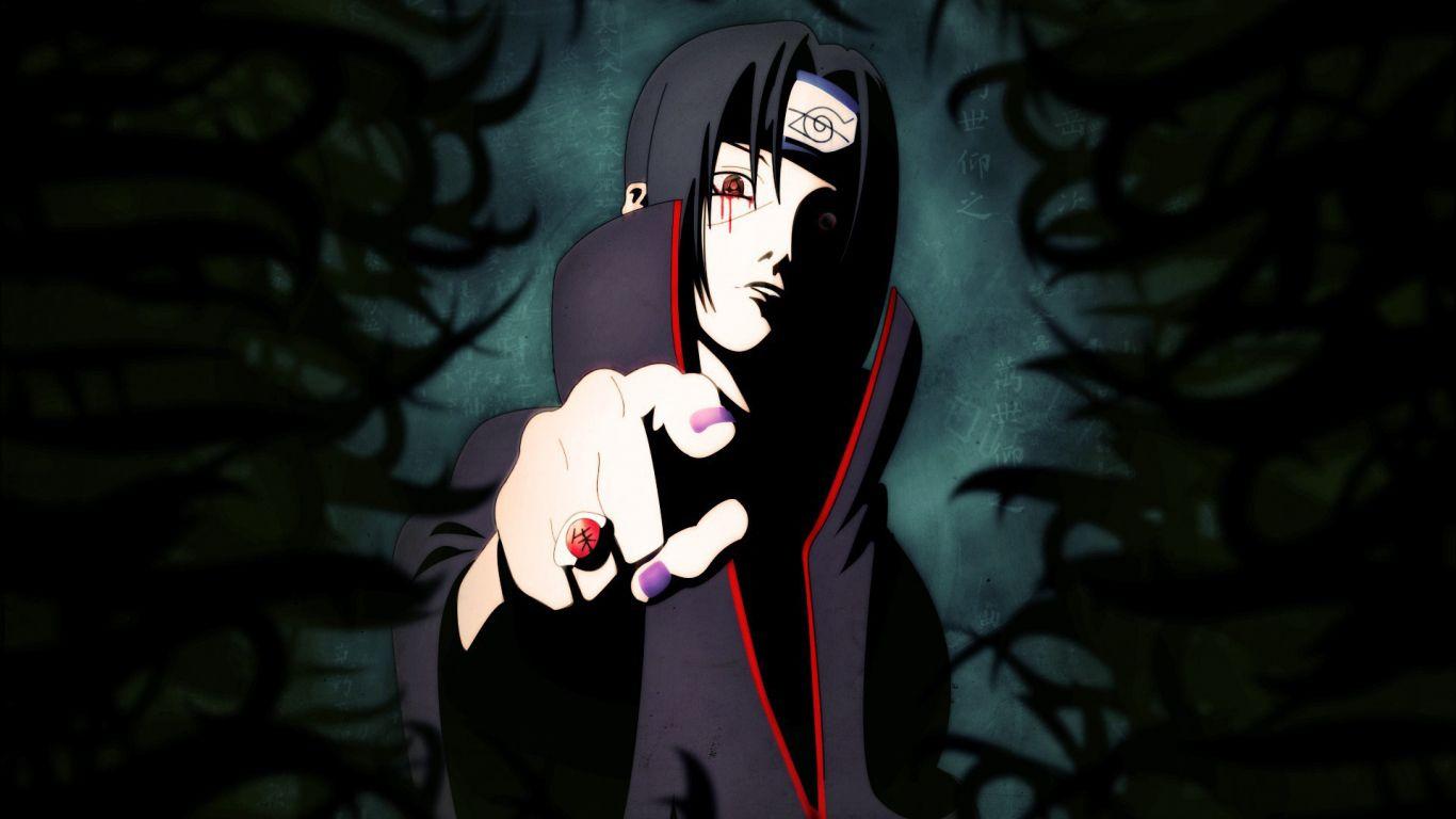 1366x768 Uchiha Itachi 9450 wallpaper in 1366x768 resolution