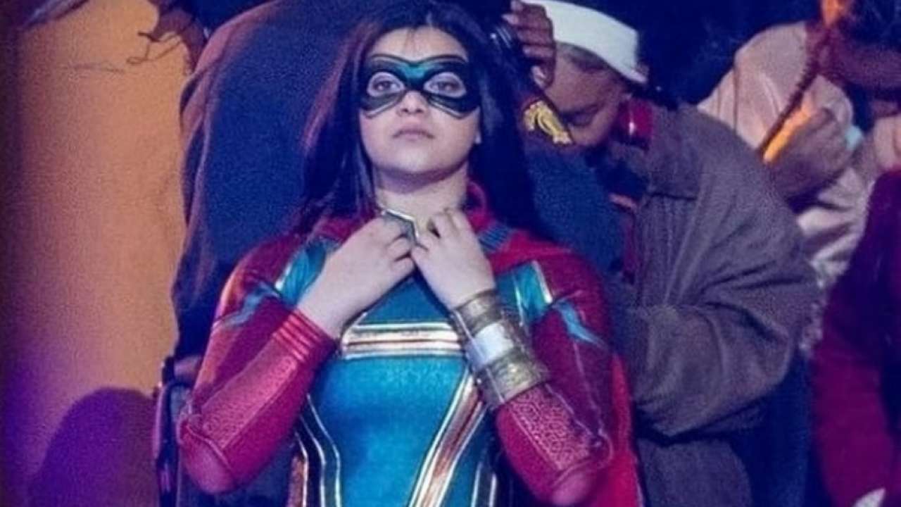 1280x720 Leaked Photo: Iman Vellani as Ms Marvel snapped on the sets