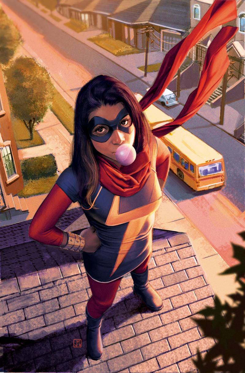 800x1214 Ms Marvel': First Photo On Set Of Iman Vellani As Marvel's On Screen Muslim Superhero