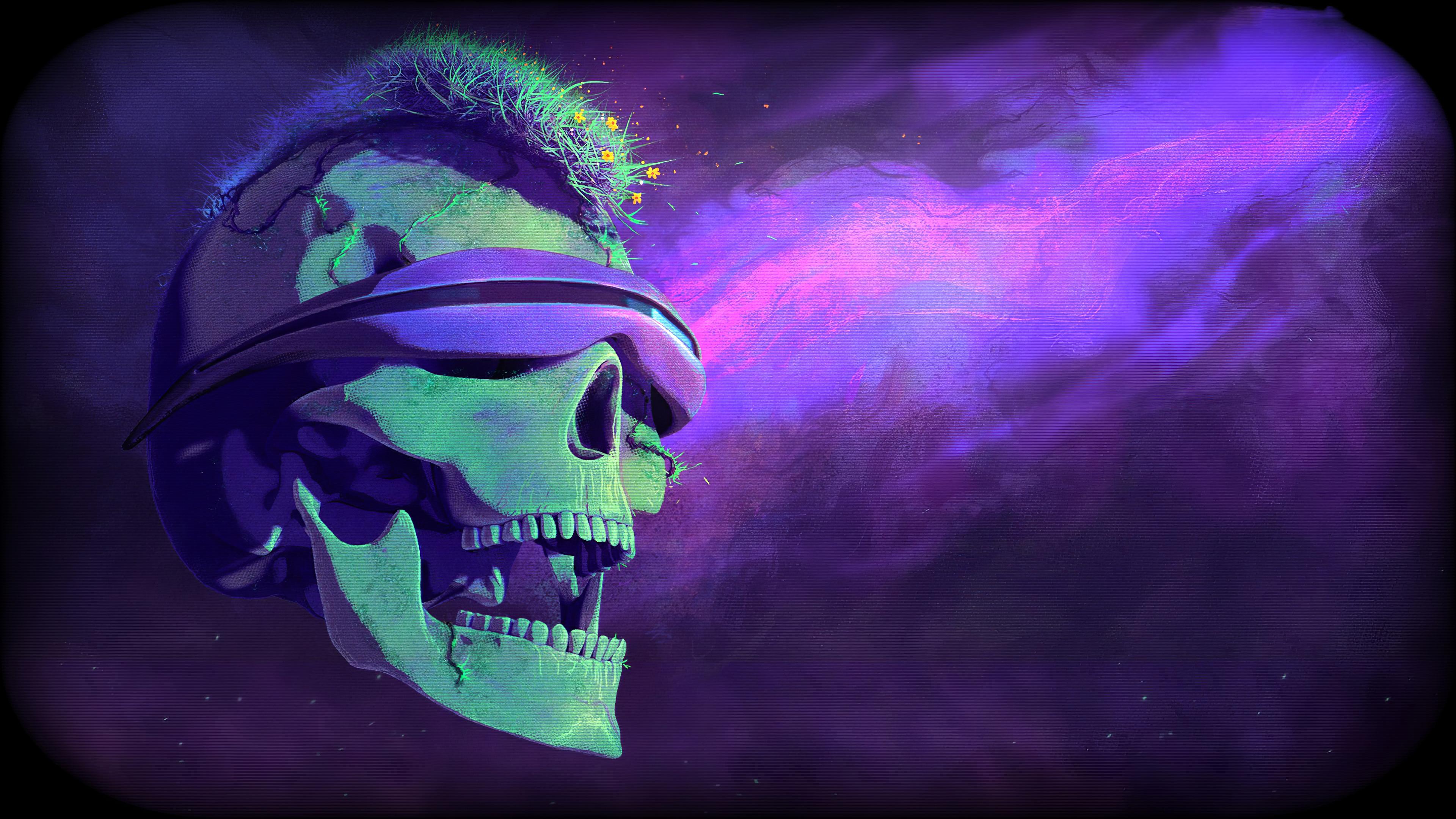 3840x2160 Blindfold Skull Art 4k, HD Artist, 4k Wallpaper, Image, Background, Photo and Picture